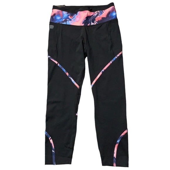 Under Armour Run Anywhere Ankle Tights Black Reflective Exercise Legging Size L - Picture 2 of 13